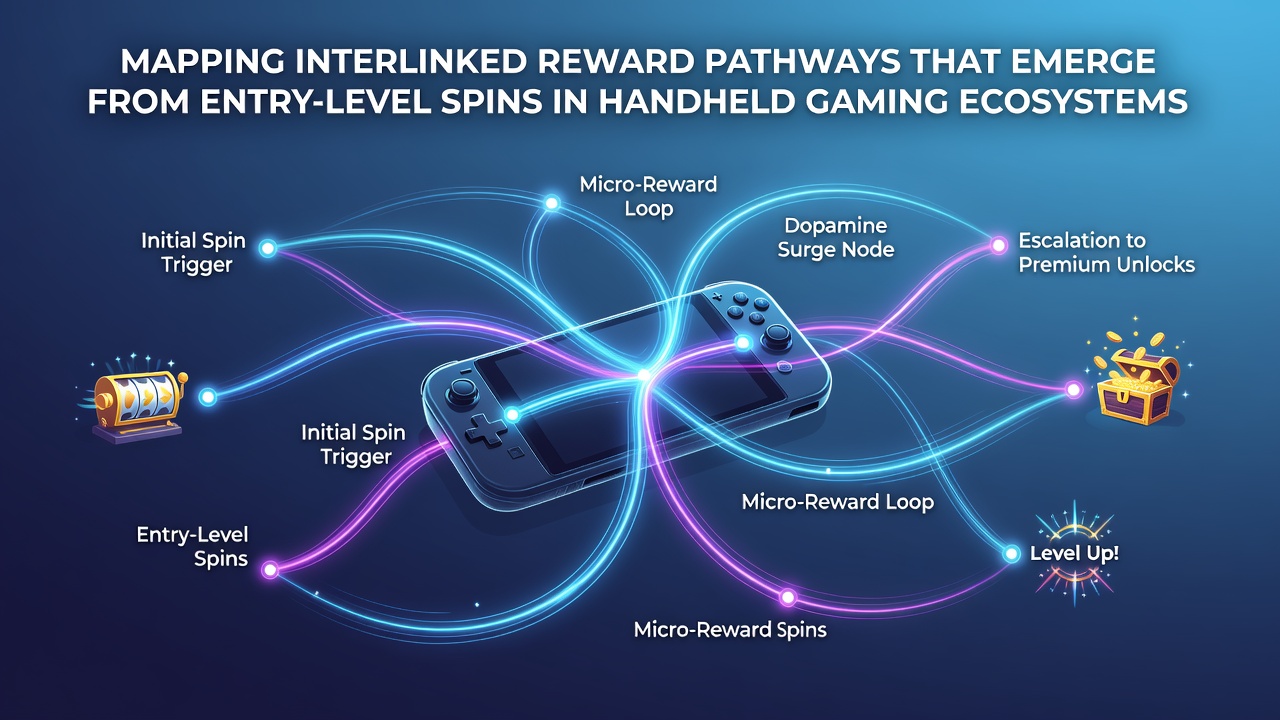 Flowchart showing how starter spins connect to multi-layered bonus and loyalty systems in mobile ecosystems