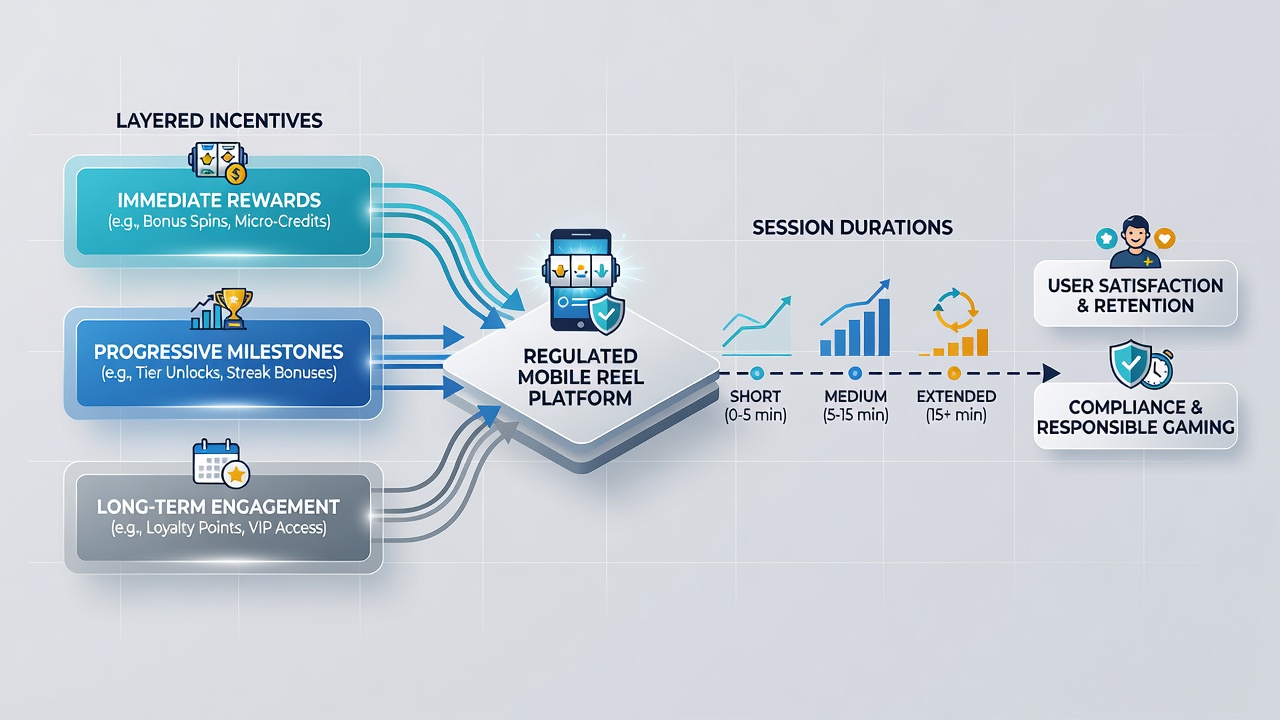 Analytics dashboard displaying session duration trends alongside incentive activation rates